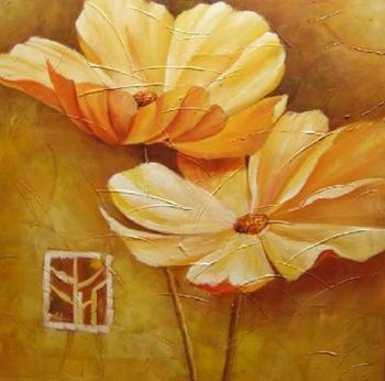 Painting Flowers. Minaev Sergey