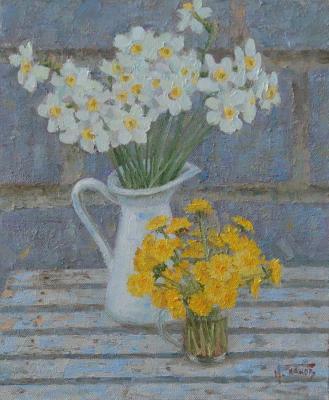Daffodils and dandelions (). Panov Igor