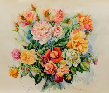 Bouquet of roses. Simonova Olga