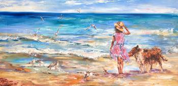 Walk on the Seashore. Malivani Diana