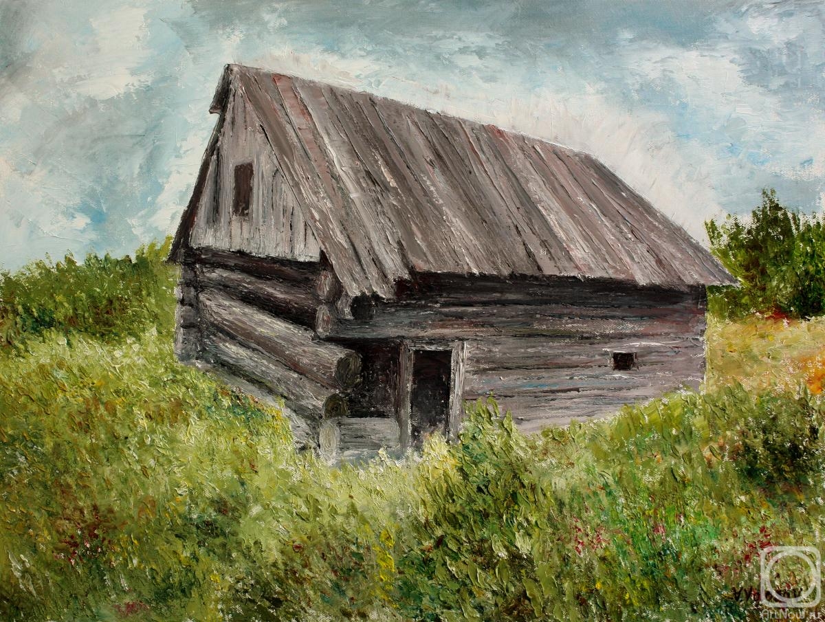 Volosov Vladmir. Portrait of an old barn
