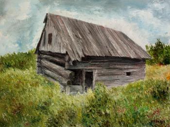 Volosov Vladmir Davidovich. Portrait of an old barn