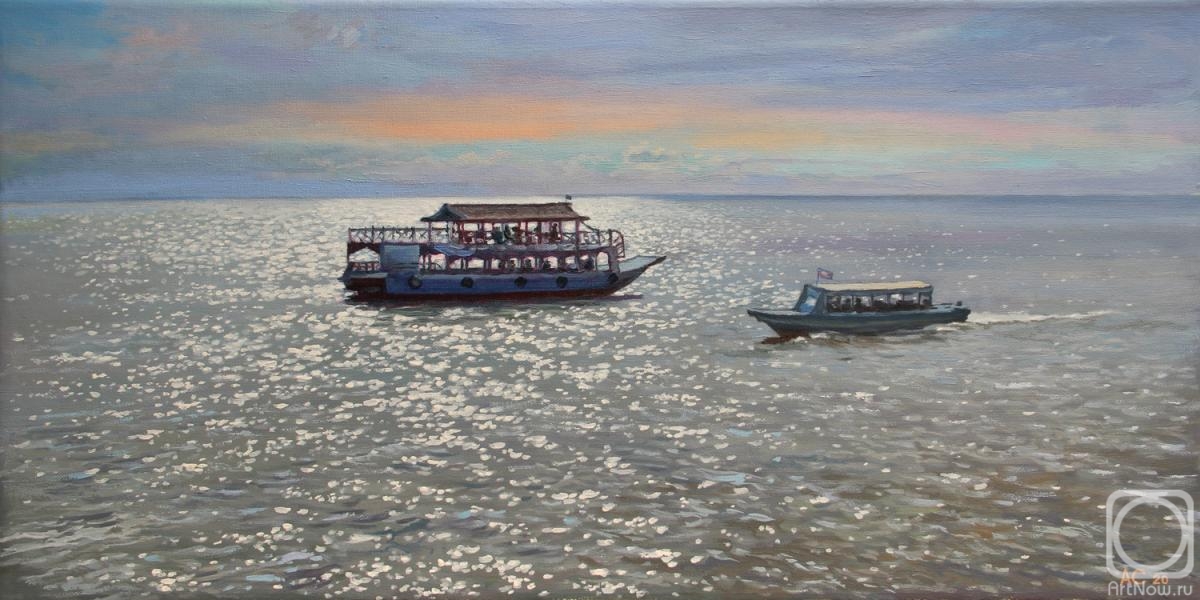 Samokhvalov Alexander. On Lake Tonle Sap