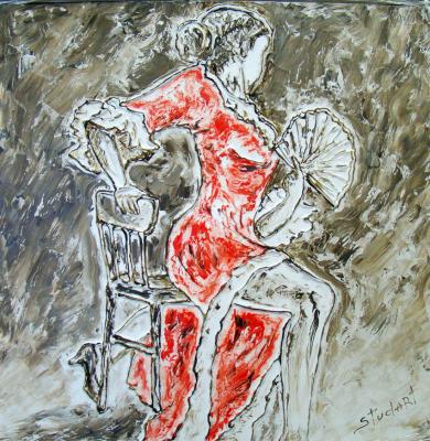 The passion of flamenco 1 (left part of triptych)
