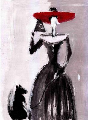 The lady with the dog. Shpak Vycheslav