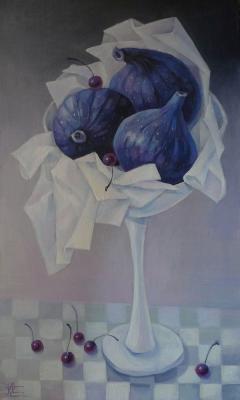 Figs in vase (). Panina Kira
