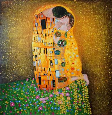 Kiss.copy of G. Klimt