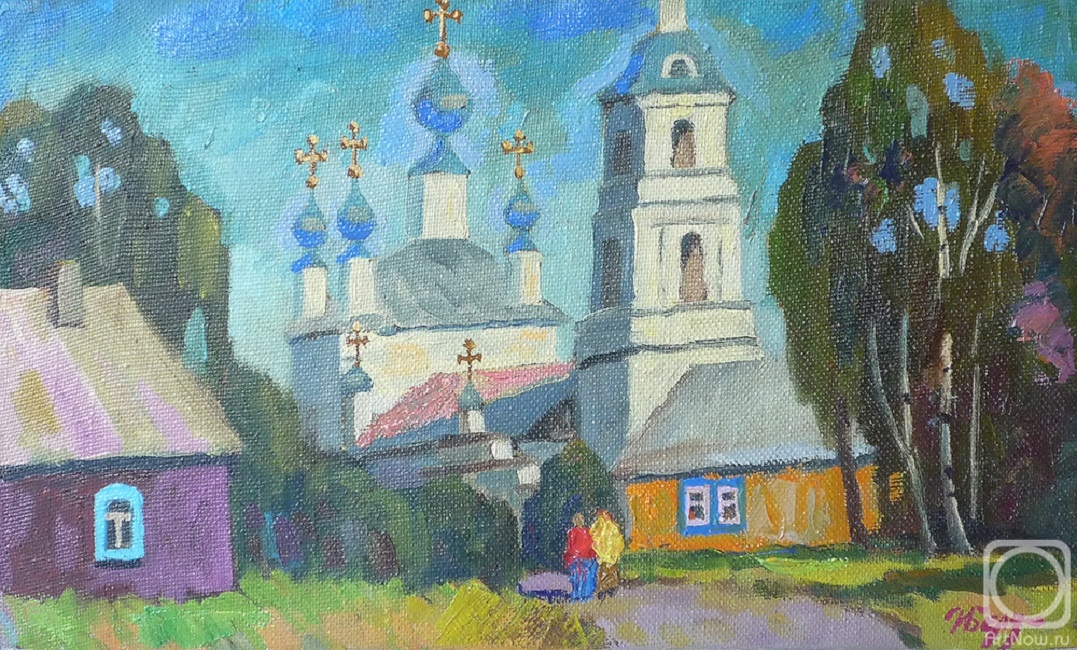 Berdyshev Igor. Church in Domnino, Kostroma region
