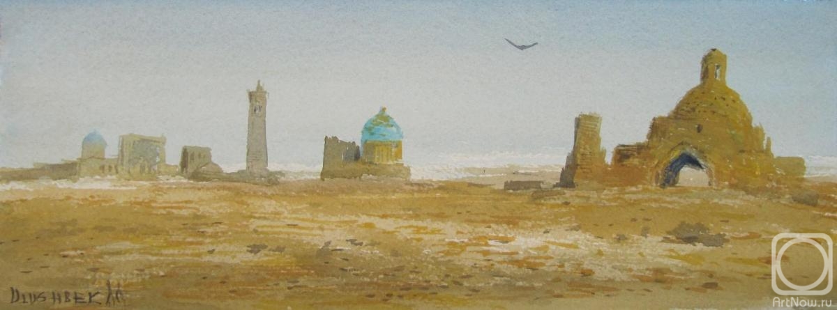 Mukhamedov Ulugbek. View of the ruins of the Ark fortress