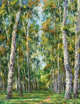 Birch grove in Izmailovo. Kovalevscky Andrey