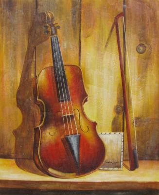 Old violin. Osipov Maksim