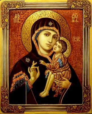 Variation on the theme of the icon of our lady of the don. Litvinov Valeriy