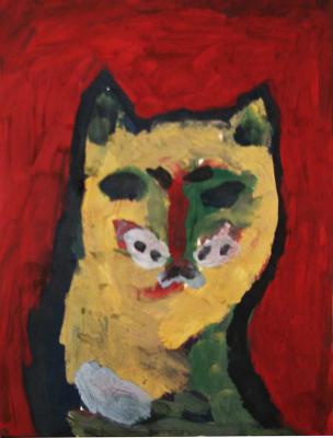 Portrait of a cat (). Jelnov Nikolay
