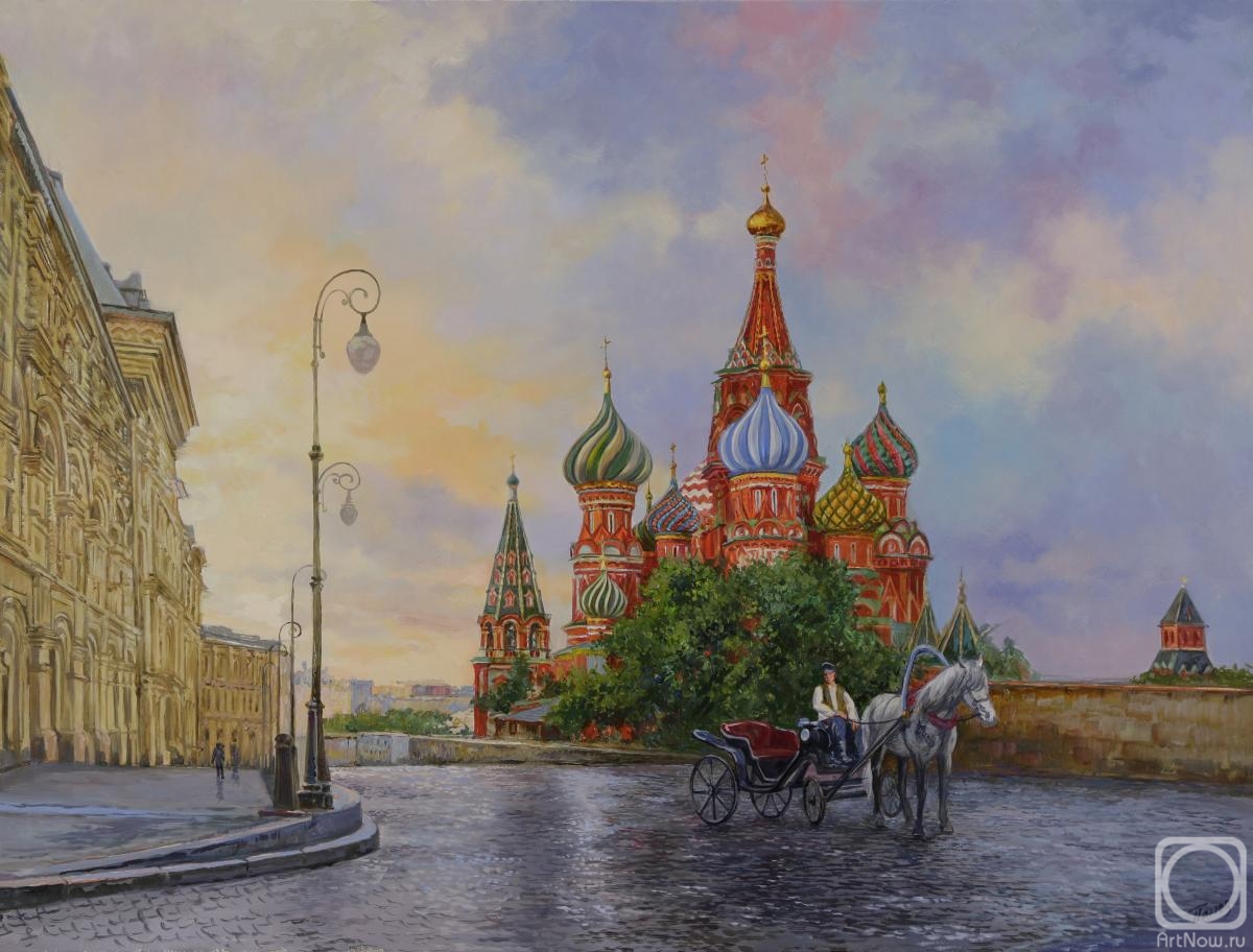 Panov Eduard. Morning over Moscow