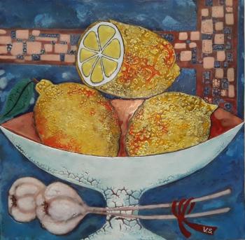 Garlic and lemons. Sipovich Vladimir