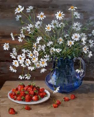 Chamomile and strawberry. Filippov Vladimir