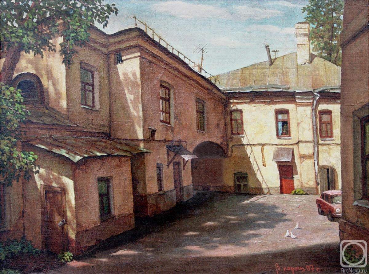 Paroshin Vladimir. Courtyard in Syromyatnicheskiy lane