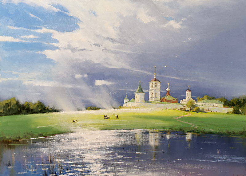 Nesterchuk Stepan. Nikolo-Peshnoshsky monastery. After the rain