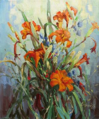 Bouquet of daylilies