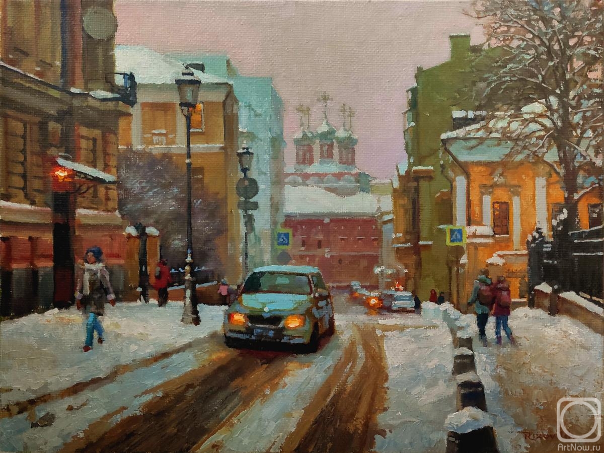 Volkov Sergey. Petrovsky lane in winter