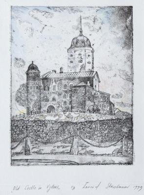 Old castle in Vyborg