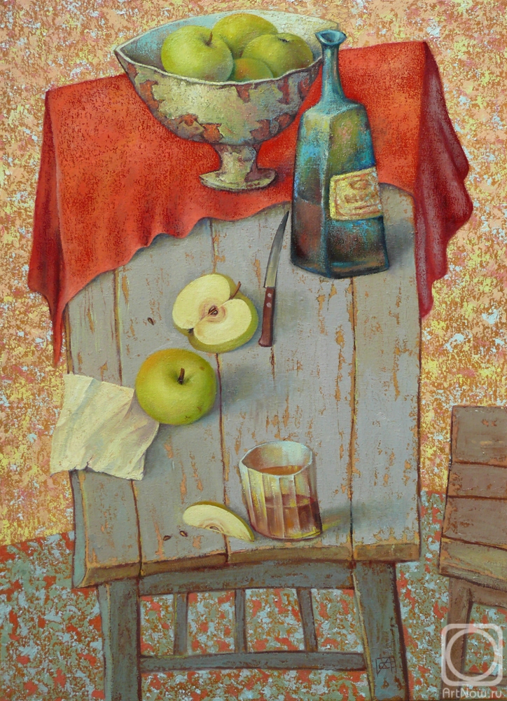 Sulimov Alexandr. Still life with apples