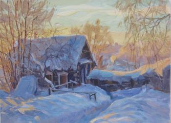 Winter in the village. Voronov Vladimir