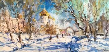 Frost and sun... Gogolevsky boulevard