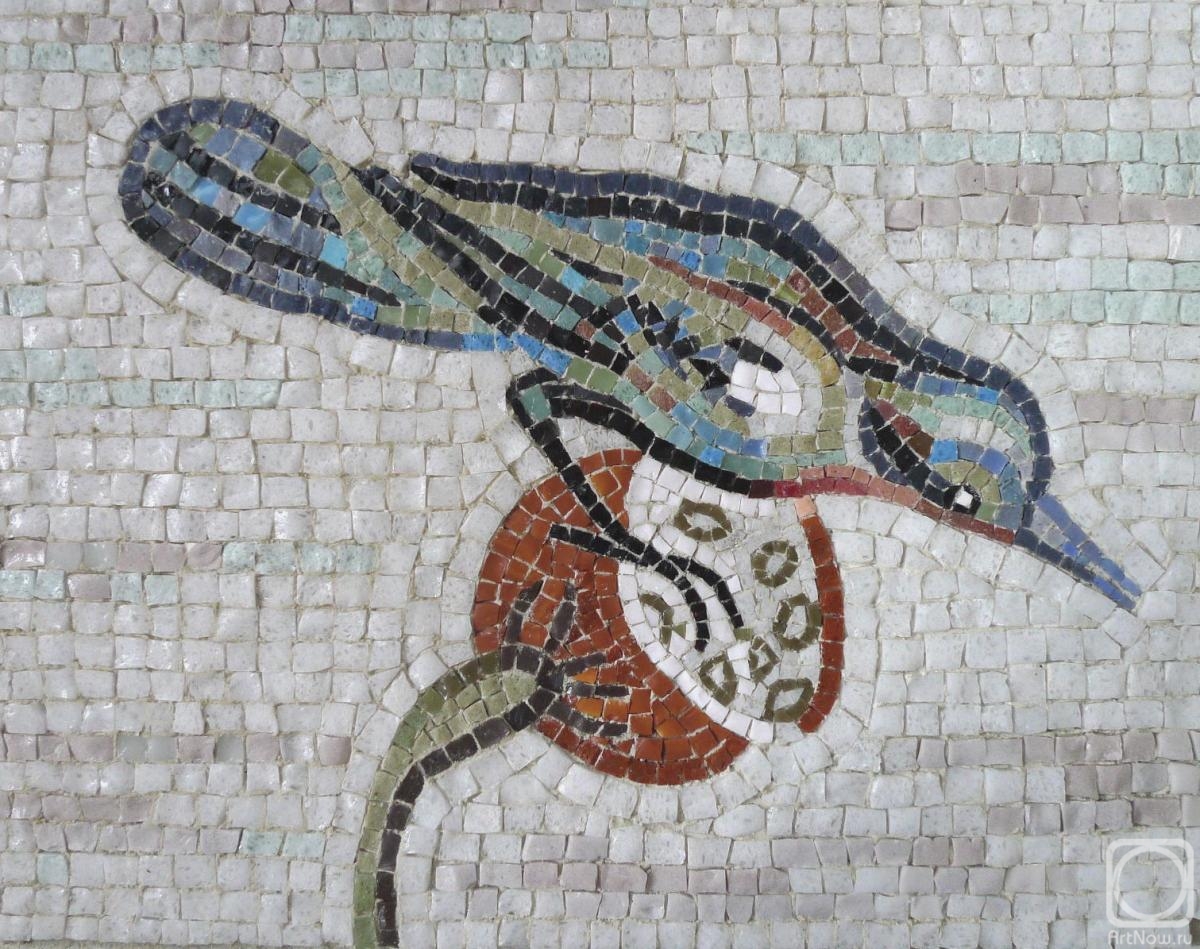 Masterkova Alyona. Art Mosaic Panel with Bird