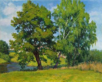 Oak and birch. Shumakova Elena