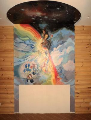 Wall painting "Rainbow". Anisimov-Klimkin Alexey