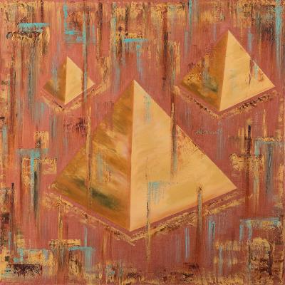 Golden Pyramids (Art cycle "Golden Life")