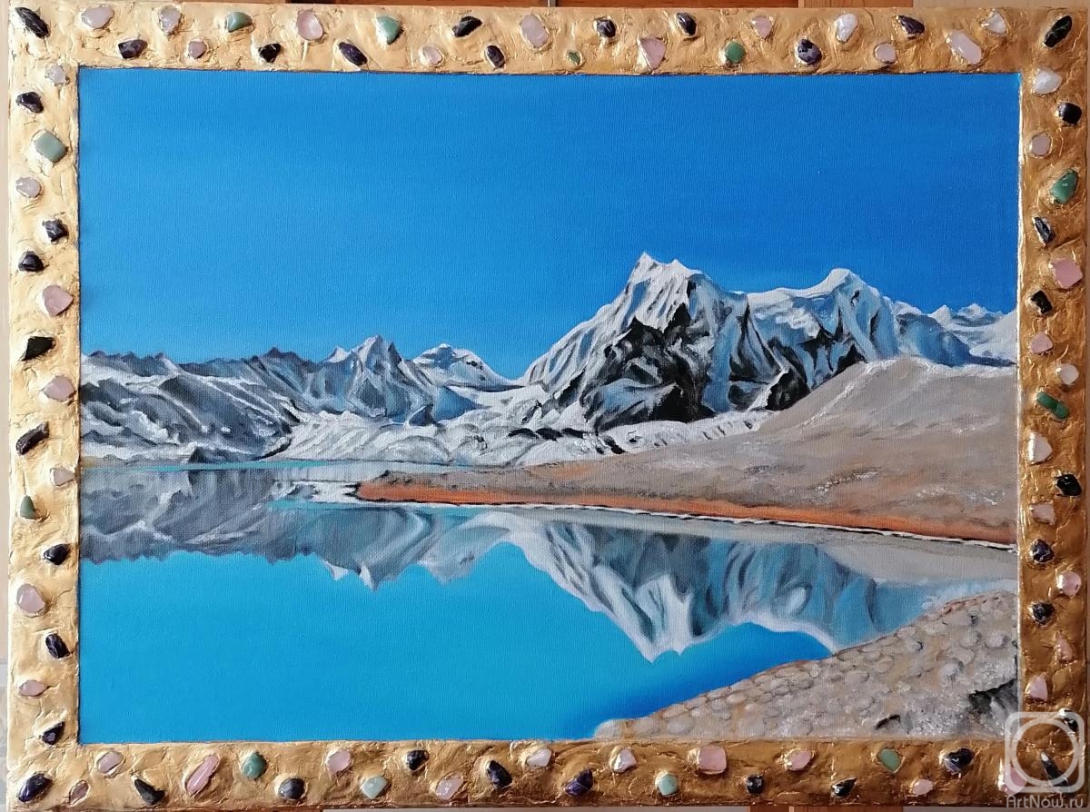 Svetlyy Aleksandr. Central Tibet - At the Lake (Art series "Real Tibet" )