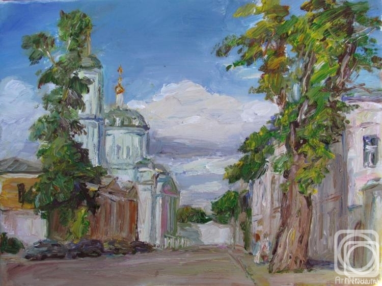 Novikova Marina. Poplars on Taganka