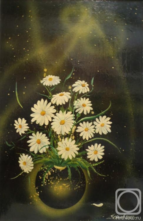 Usianov Vladimir. Bouquet of daisies