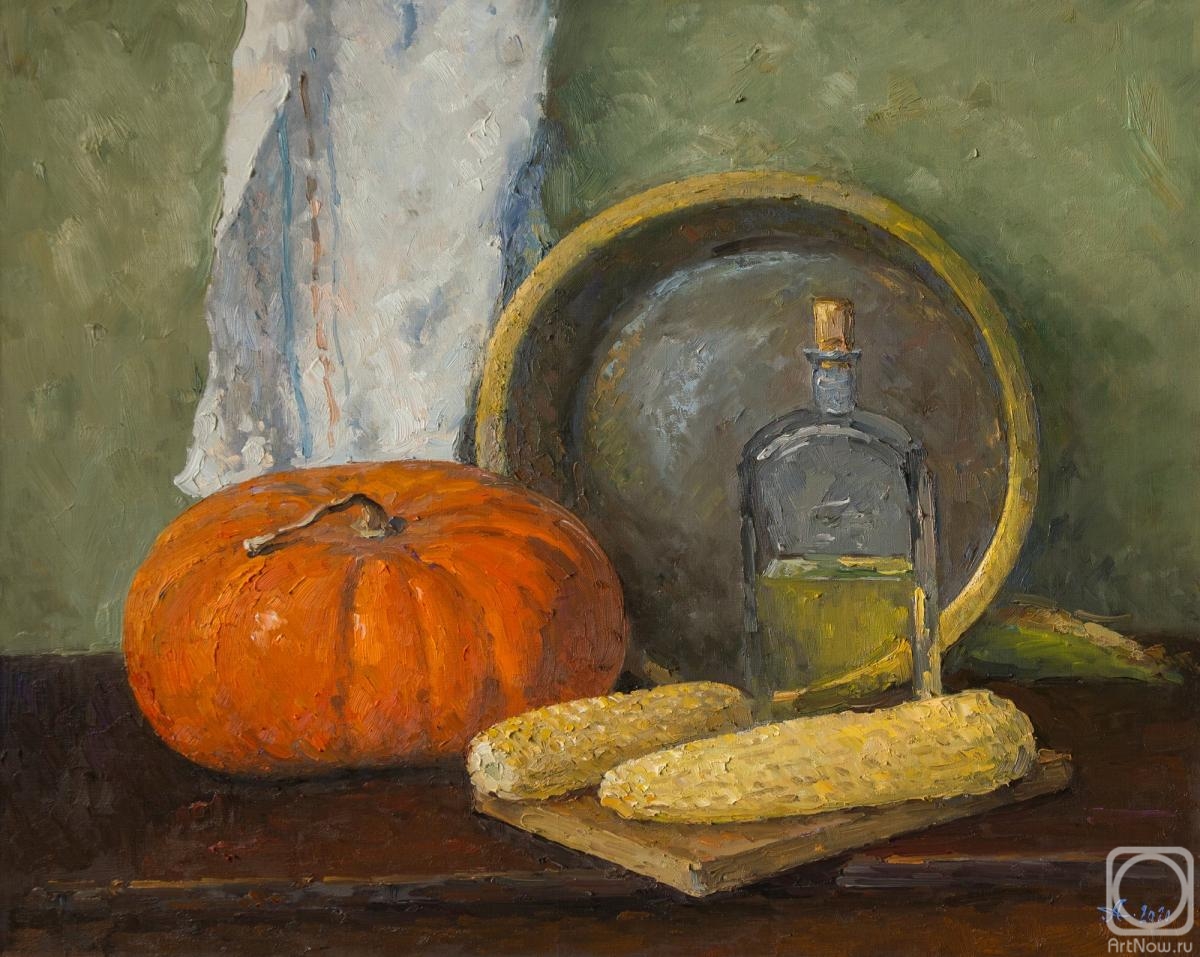 Alexandrovsky Alexander. Pumpkin and corn