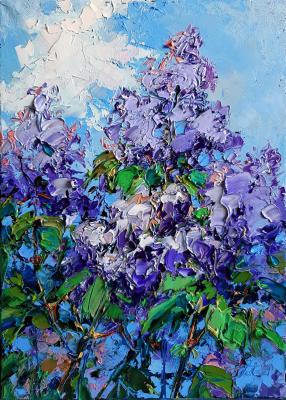 Lilac landscape