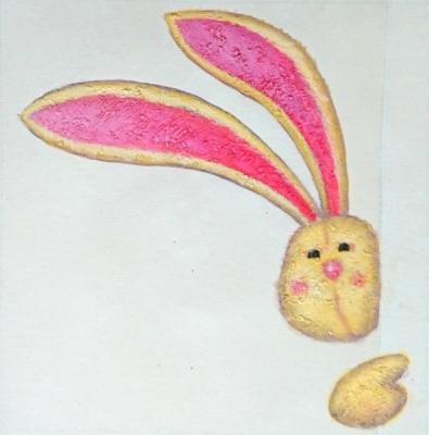 Painting Rabbit. Bruno Tina