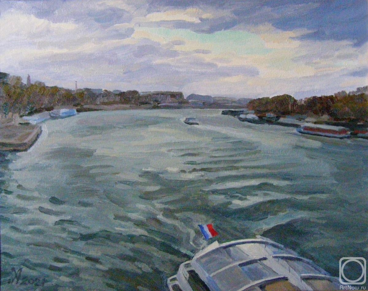 Homyakov Aleksey. On the Seine
