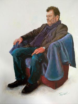 Portrait of a theatre director. Pashkin Pavel