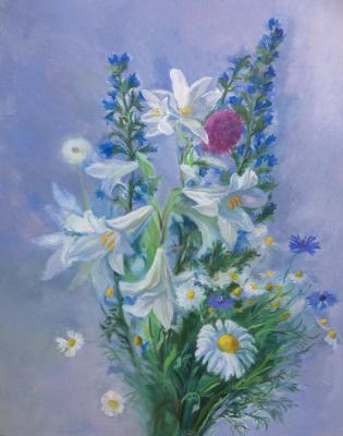 Time of white lilies. Tsebenko Natalia