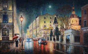 Streets washed by the rain (The Streets Of Moscow). Razzhivin Igor