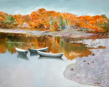 Golden Autumn in New England ( ). Volosov Vladmir