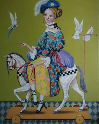 The Horsewoman. Bobrisheva Julia