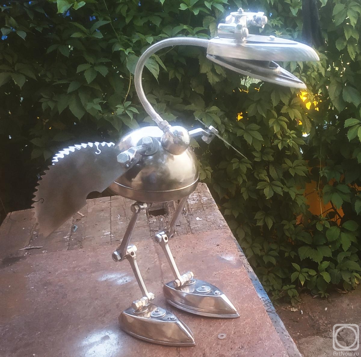 Fedchenko Vladimir. Bird made of scrap metal