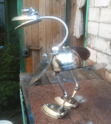 Bird made of scrap metal. Fedchenko Vladimir