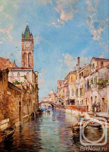    .  . Rio St Barnaba. Venice (copy Frans Unterberger)