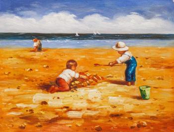 Children on the beach. Potapova Maria