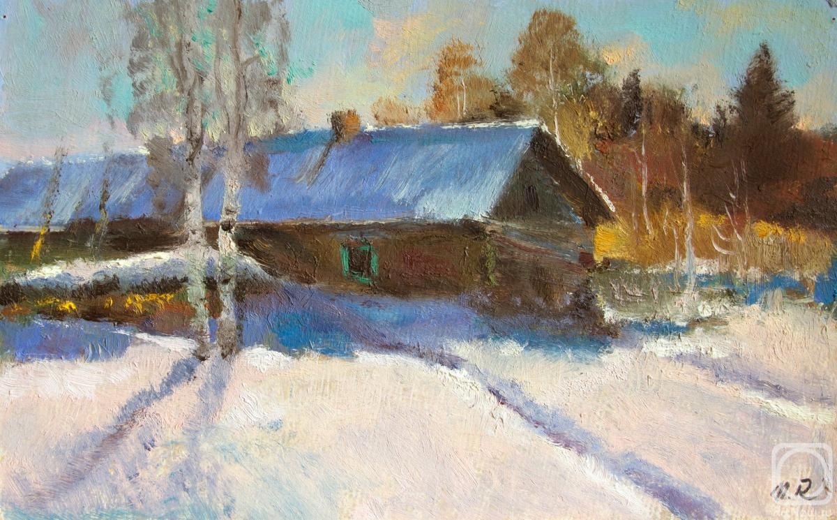 Kremer Mark. Winter in Village. 1988