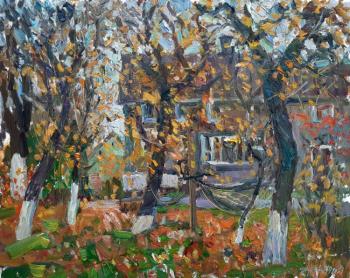 Autumn. Apple orchard. Zhukova Juliya